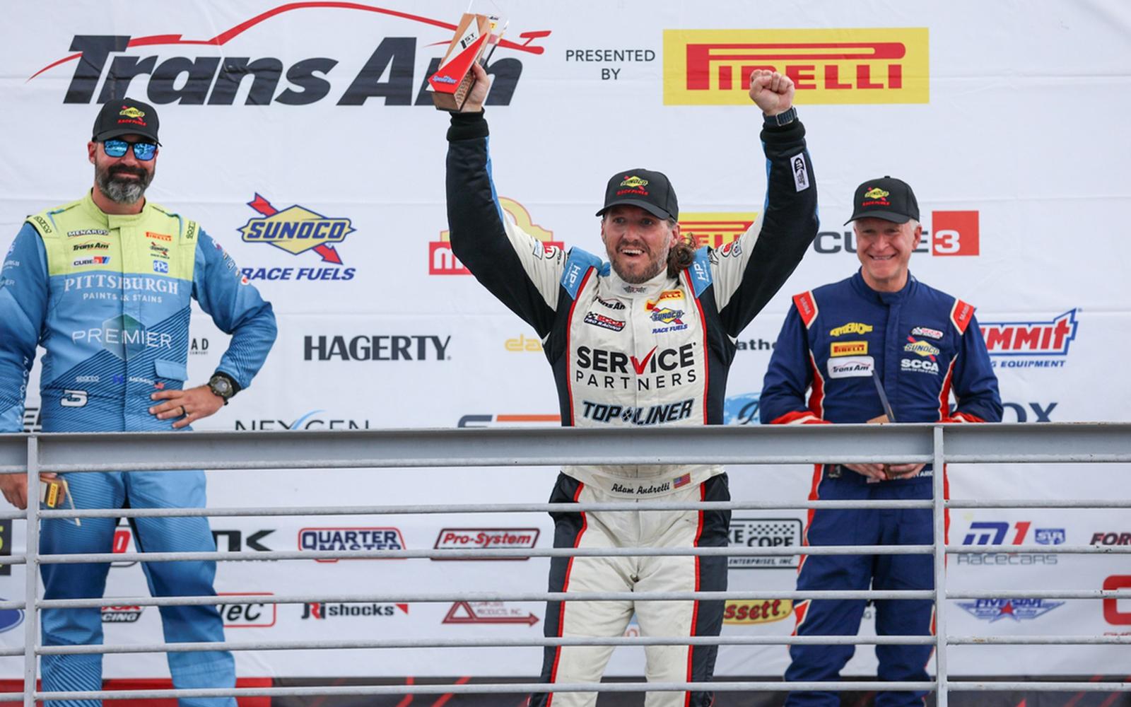 Victory and Brilliant Strategy Results in Win for Andretti and Burtin Racing at Trans Am Barber Motorsport Park