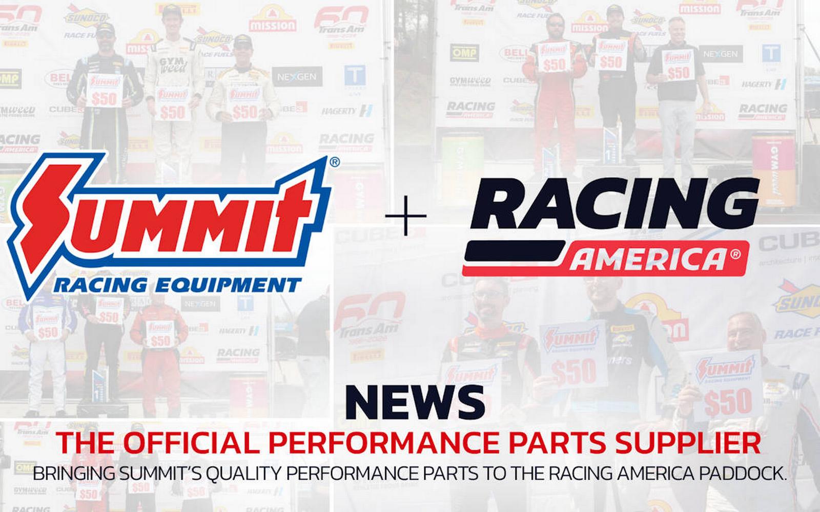 Summit Continues as Official Performance Parts Company of Trans Am and SVRA
